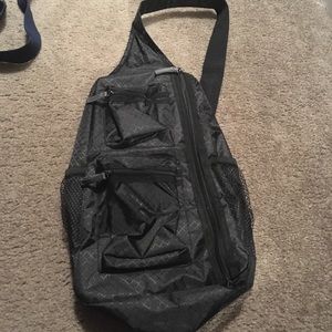 Sling Back Bag In Black.